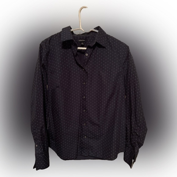 Lands End Size 10 button down blouse EUC - Picture 1 of 3
